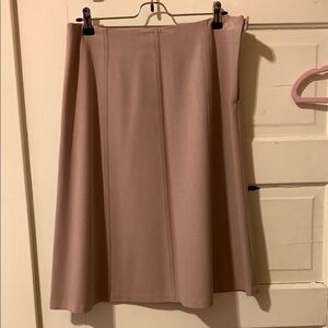 Grace Elements Tan A-Line Knee-Length Skirt for Work